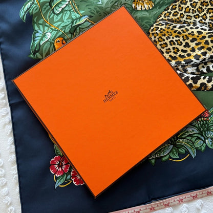 NEW Jungle Love Forever Silk Scarf 90 Hermes