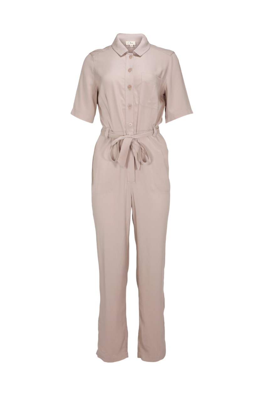 Sahara Lyocell Taupe Jumpsuit